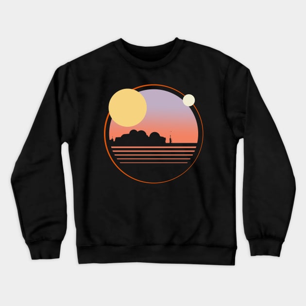 Tatooine lonesome places Crewneck Sweatshirt by Quentin1984